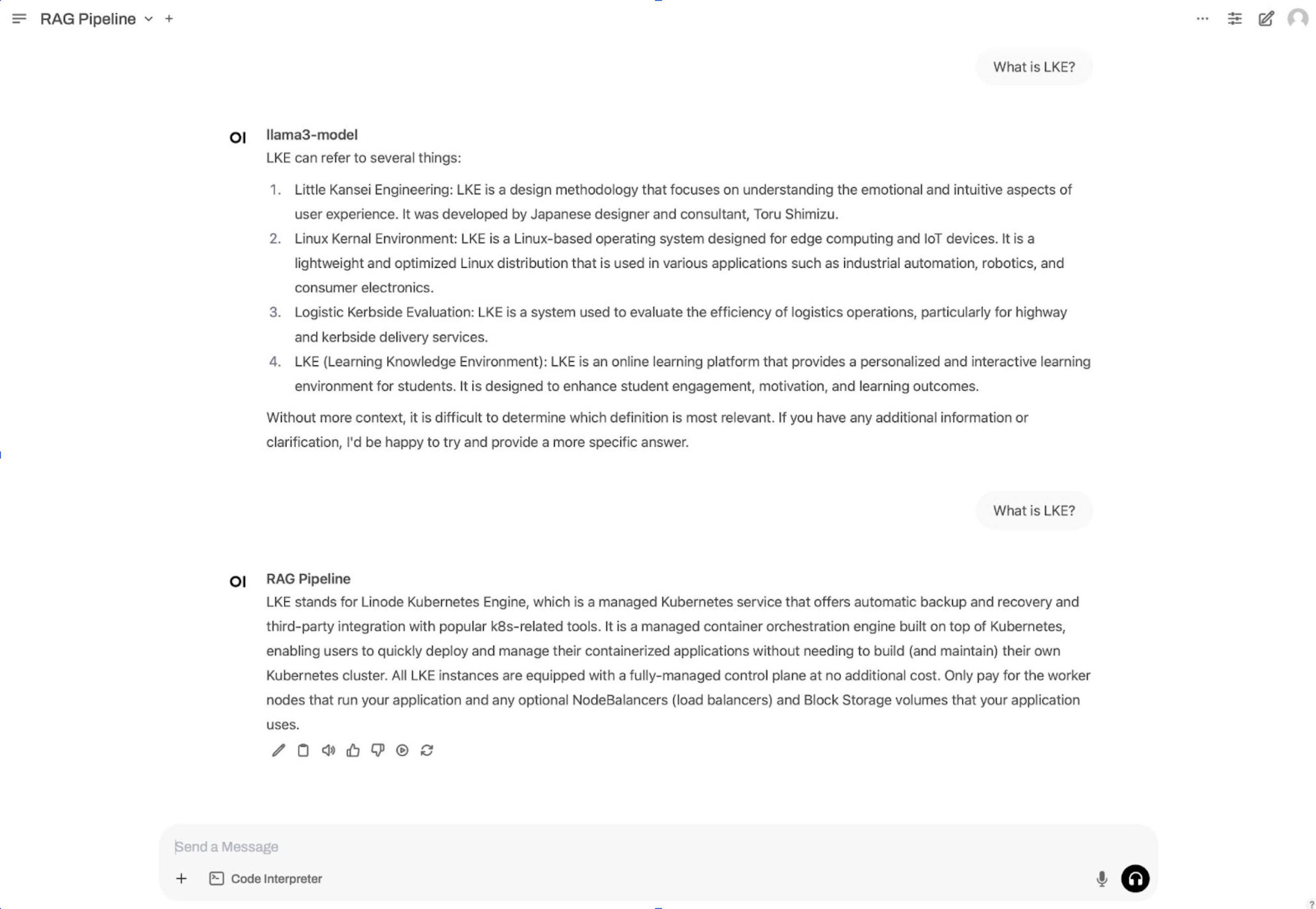 Llama and RAG LLMs Llama and RAG LLMs